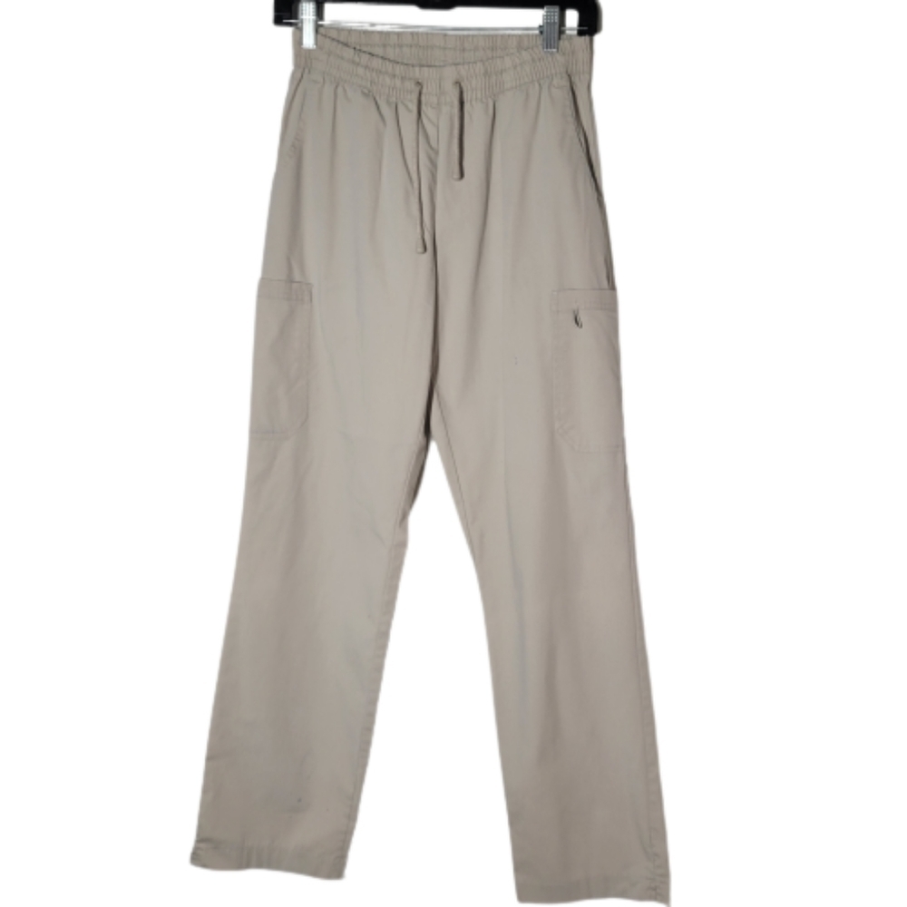 White Cross scrub pants uniform, elastic waist